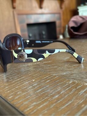 Coach Women’s Signature Pattern Sunglasses - Brown/Cream/Yellow